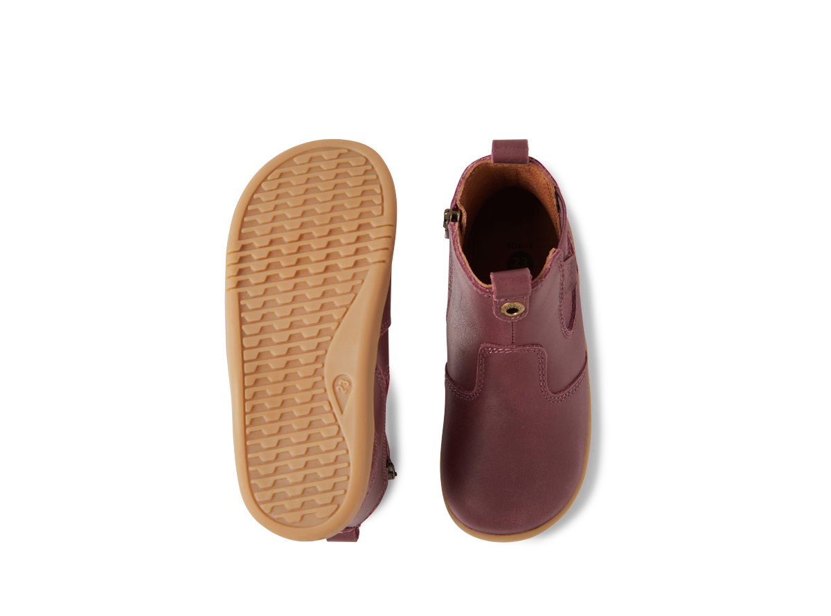 Bobux Jodhpur I-Walk Girls Fig Chelsea Boot