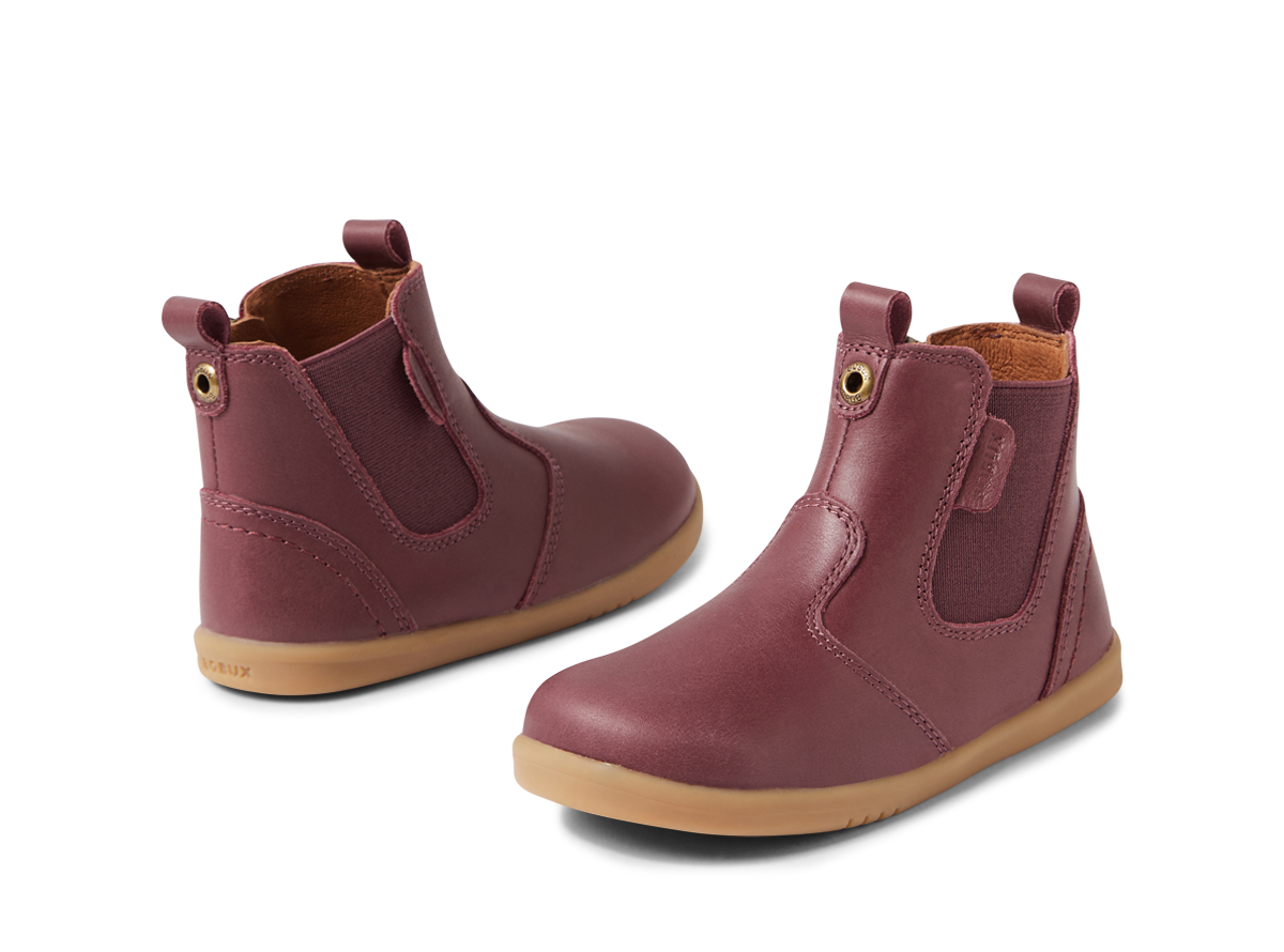 Bobux Jodhpur I-Walk Girls Fig Chelsea Boot