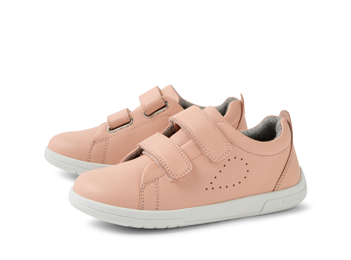 Bobux Grass Court Kid+ Seashell Pink Trainer