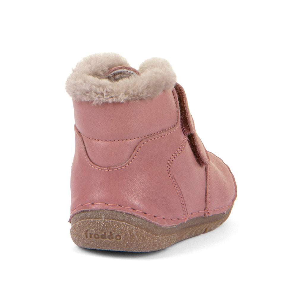 Froddo Paix Up Girls Pink Warm Fluffy Boot