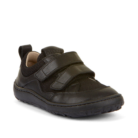 Froddo Alex B Black Barefoot Trainer School Shoe