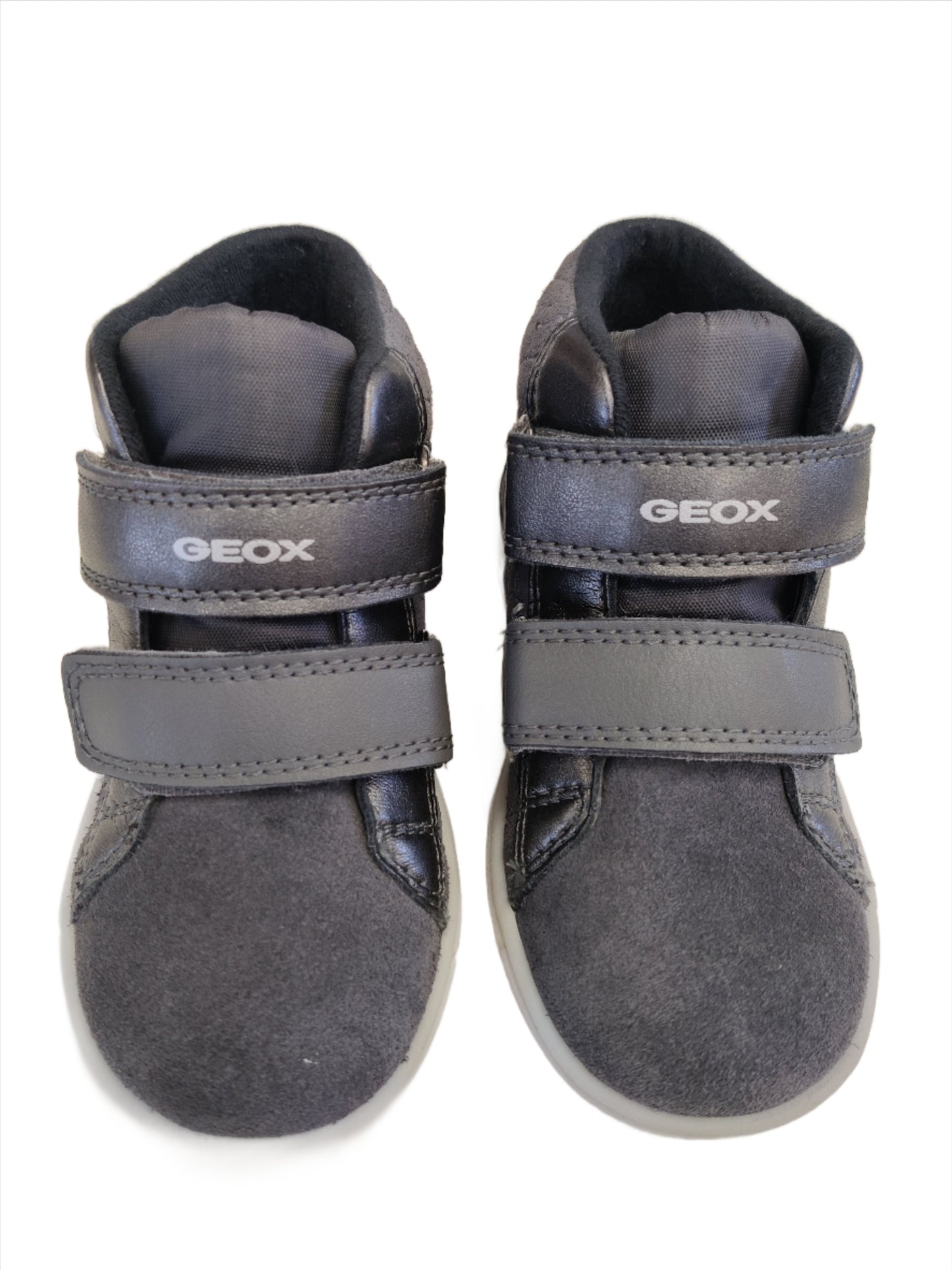 Geox Trottola Girls Grey Suede Boot