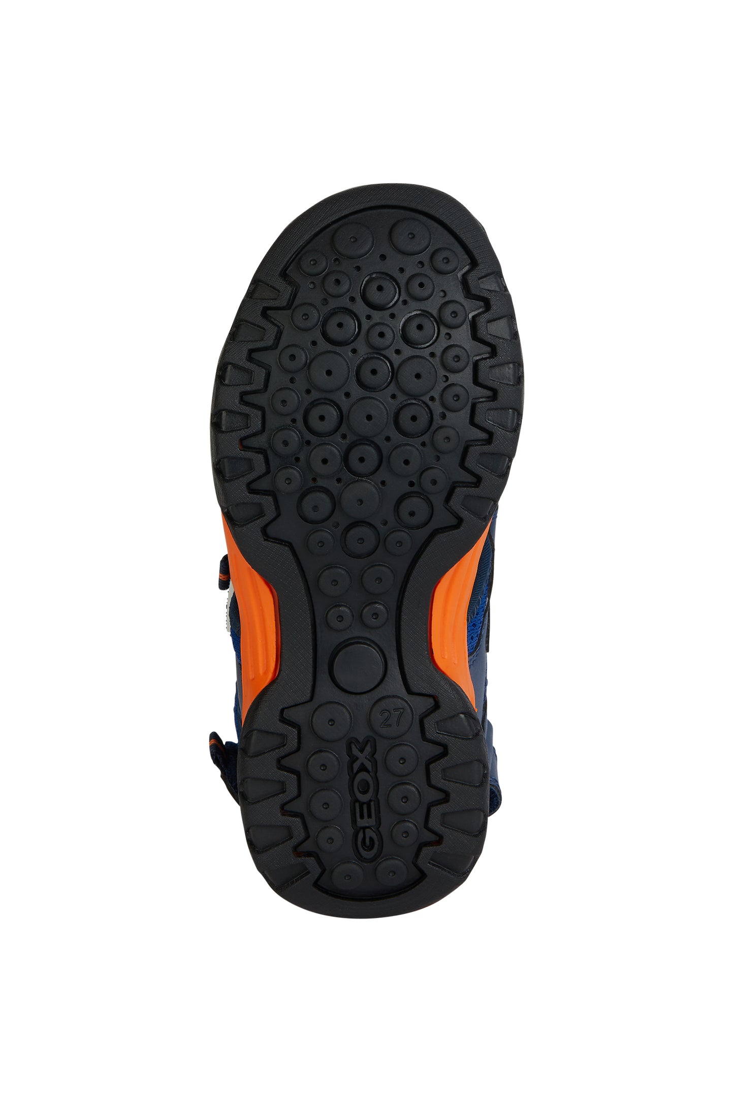 Geox Borealis Boys Royal Orange Closed Toe Sandal