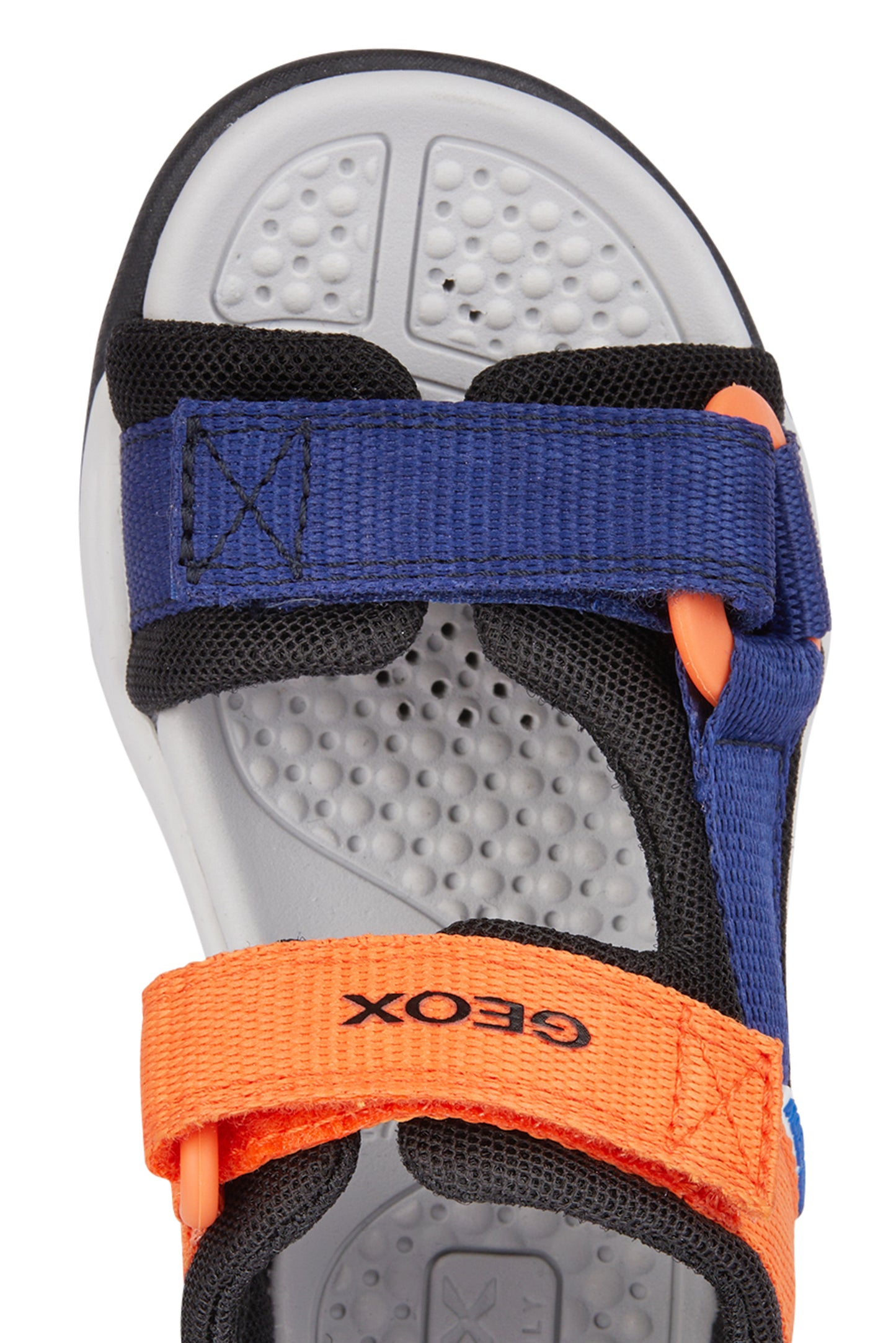 Geox Borealis Boys Navy Orange Sandal