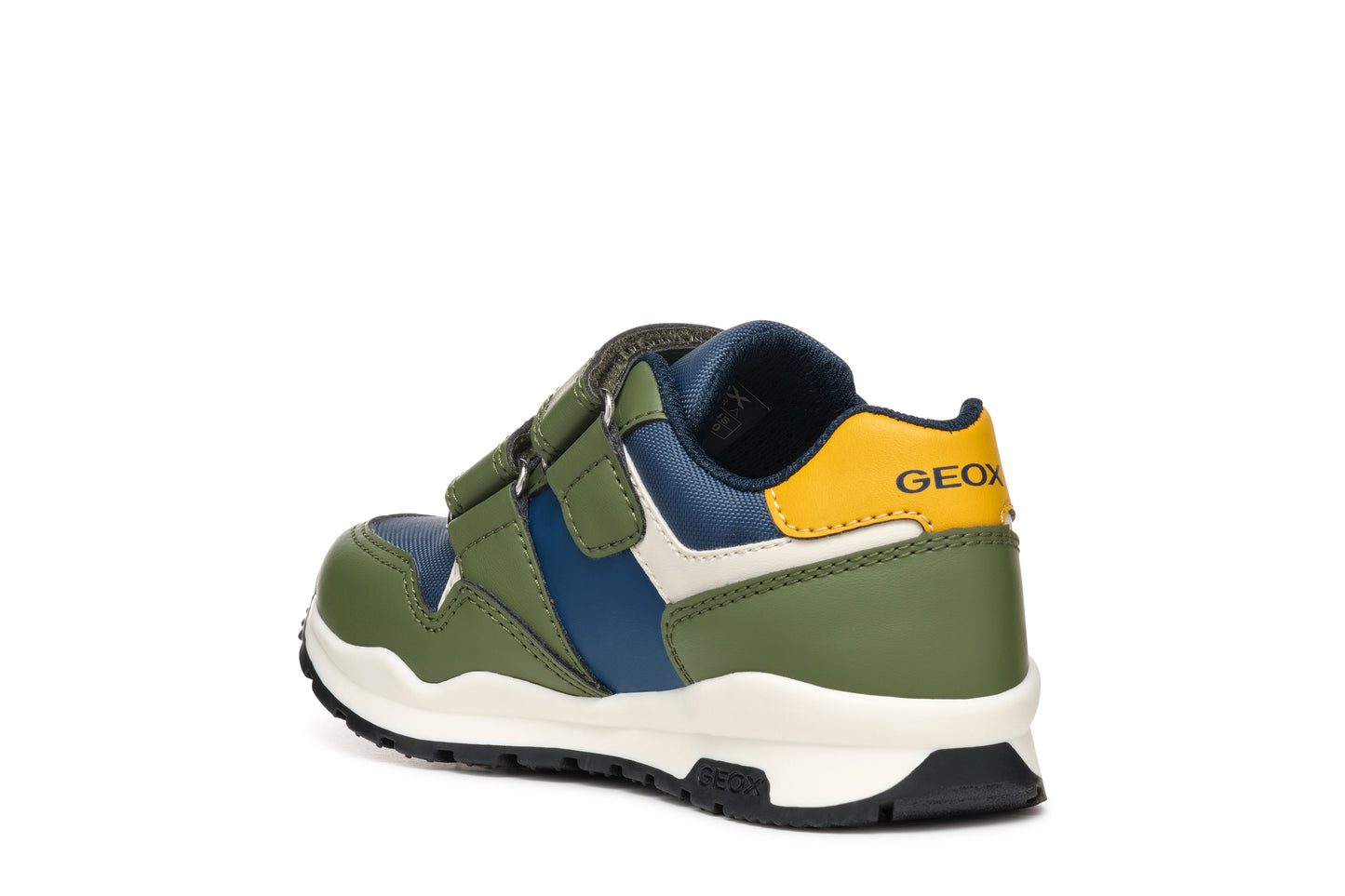 Geox Pavel Boys Military Green Blue Trainer