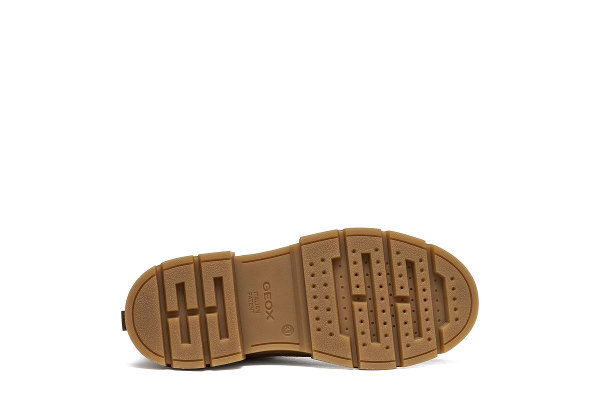 Geox Karsyn Girls Tan Suede Waterproof Boot