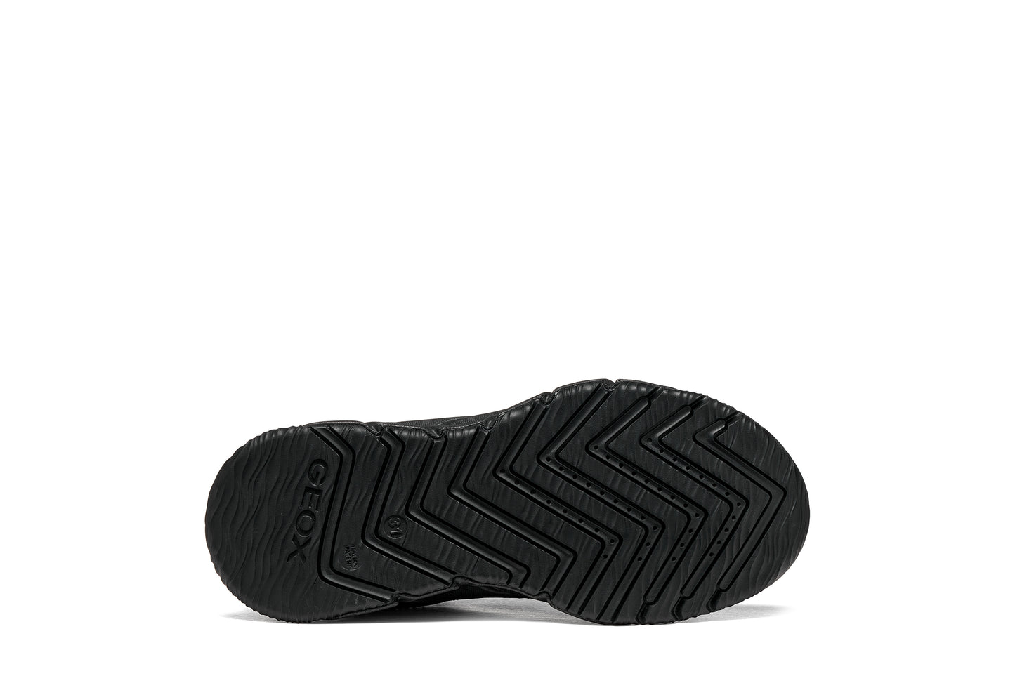 Geox Flexyper Pro Boys Black School Shoe