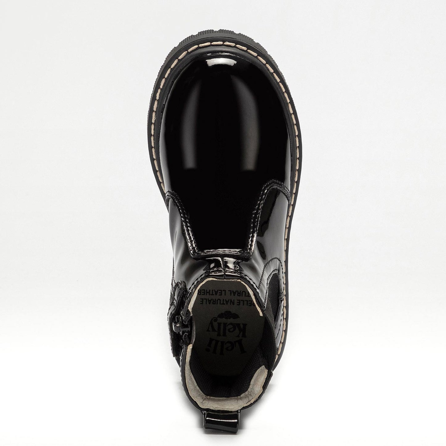 Lelli Kelly Ruth Girls Black Patent Ankle Boot