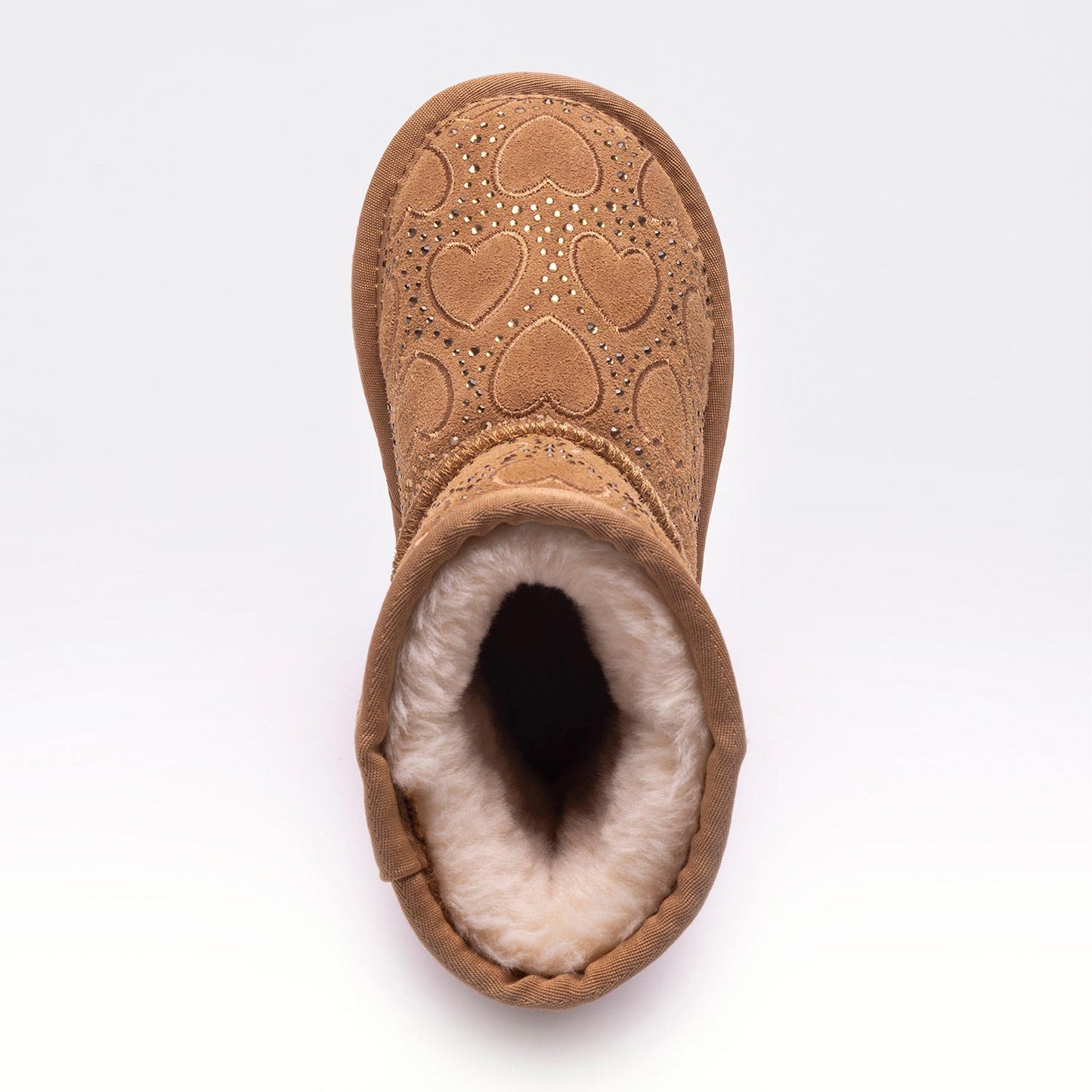 Lelli Kelly Clelia Girls Warm Lined Brown Pull On Boot