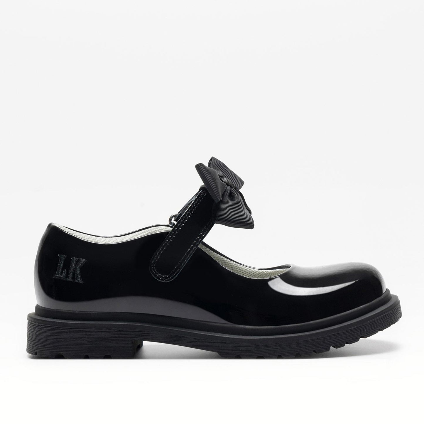 Lelli Kelly Mia Girls Black Patent School Shoe