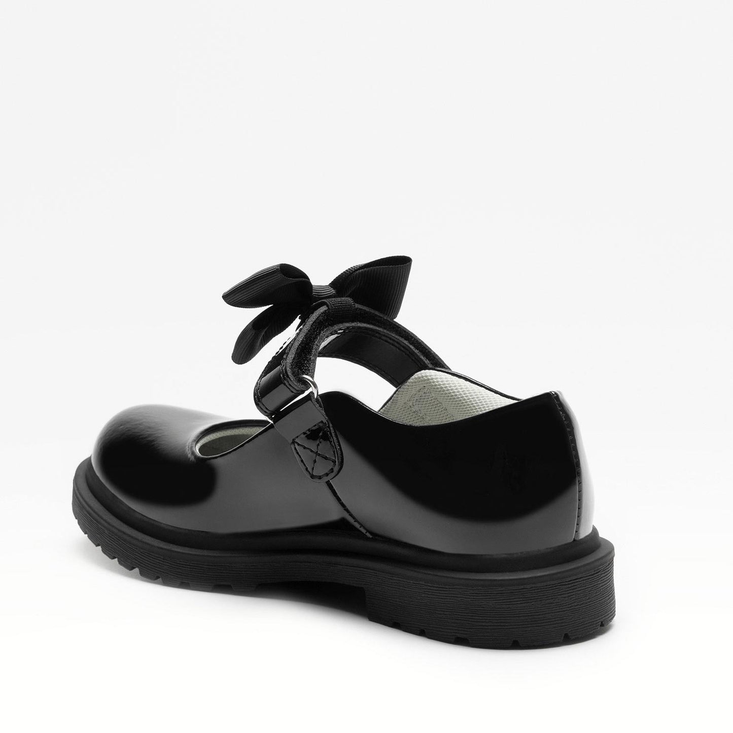 Lelli Kelly Mia Girls Black Patent School Shoe
