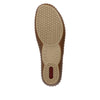 Rieker M165561 Womens Cream Closed Toe Sandal