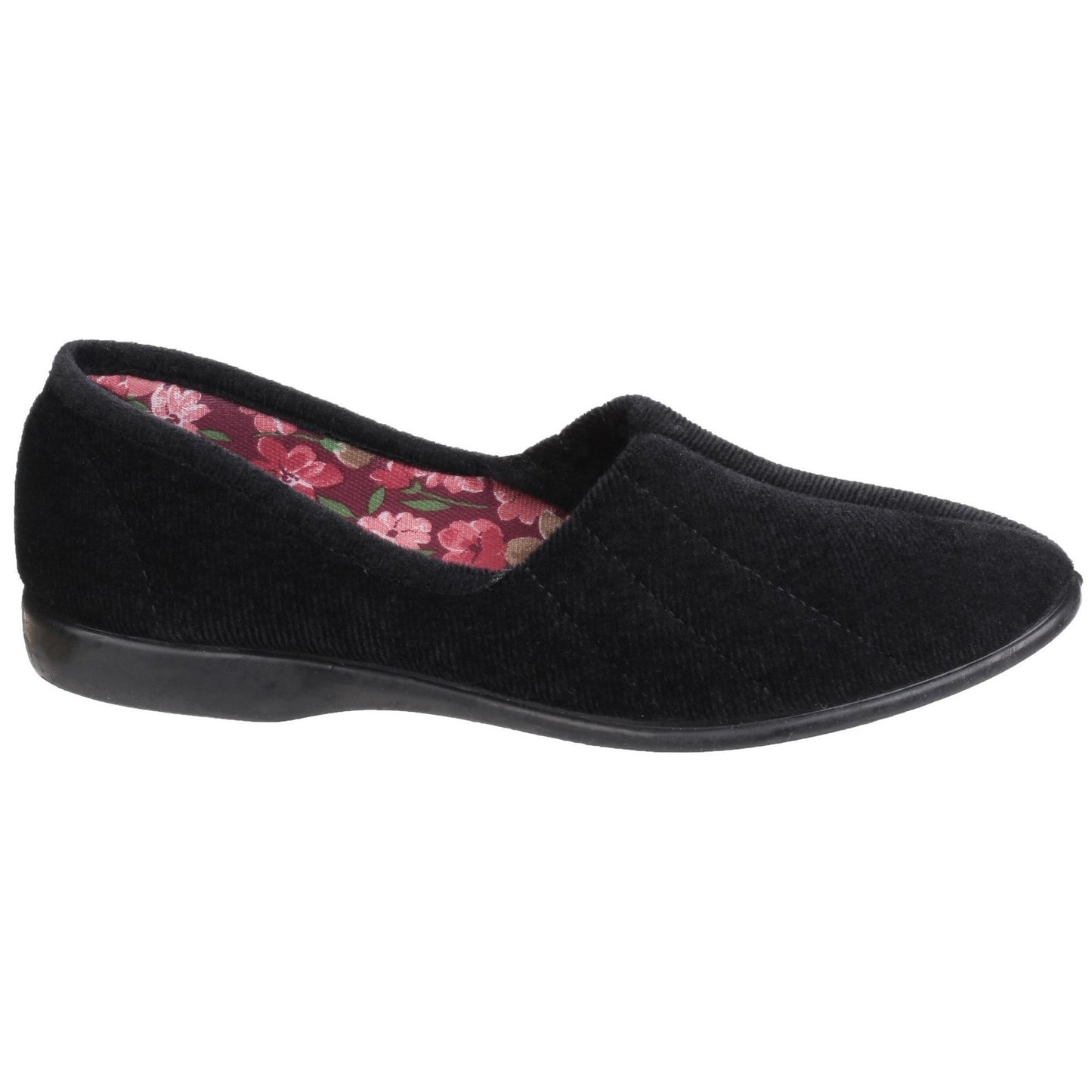 GBS Audrey Womens Black Slipper