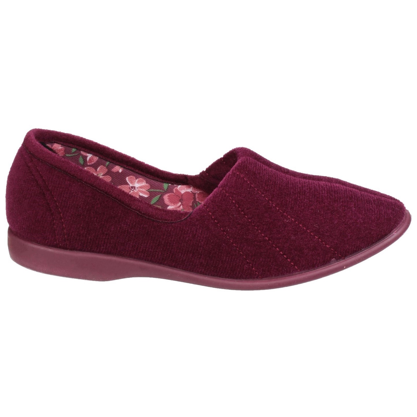 GBS Audrey Womens Burgundy Slipper