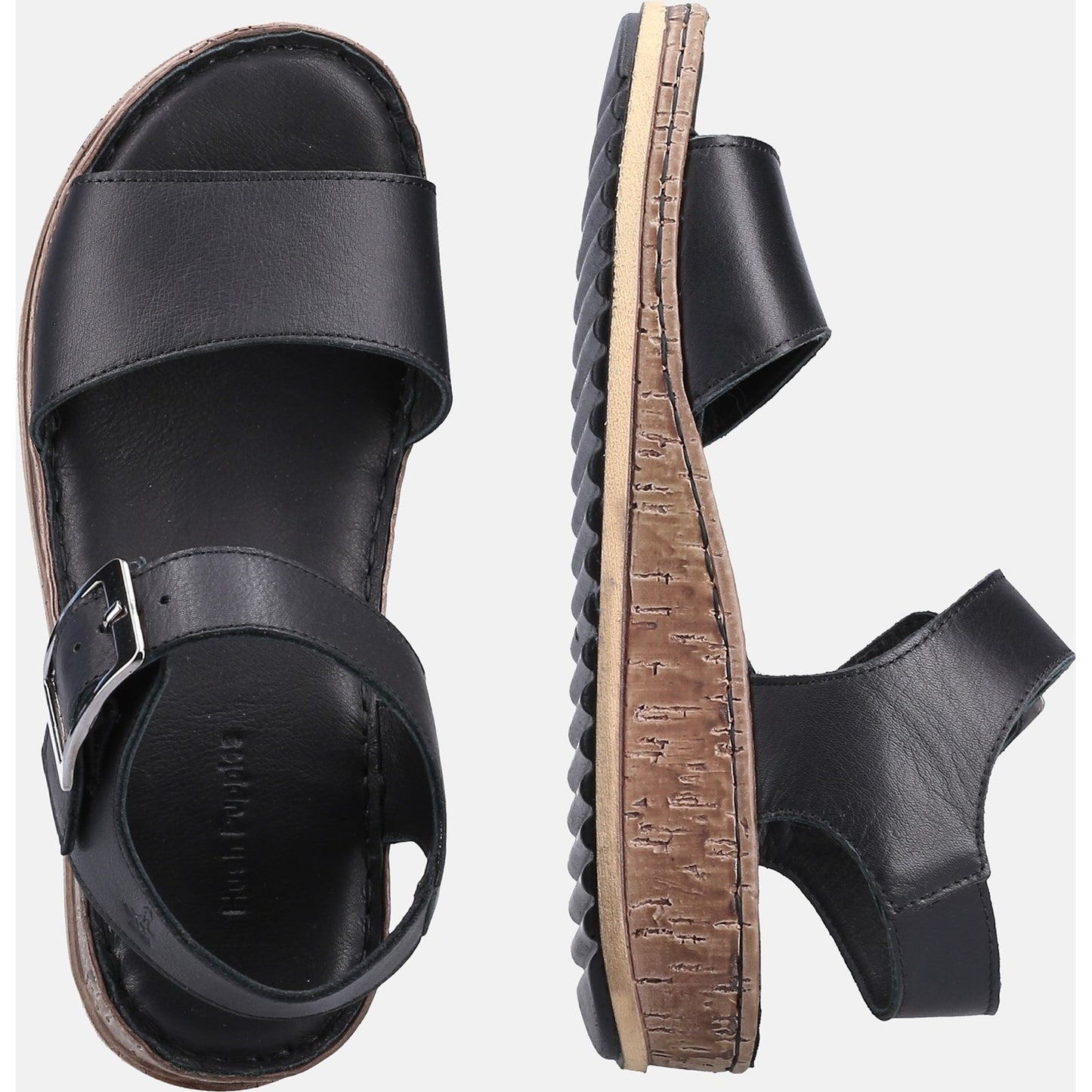 Hush Puppies Ellie Womens Black Sandals