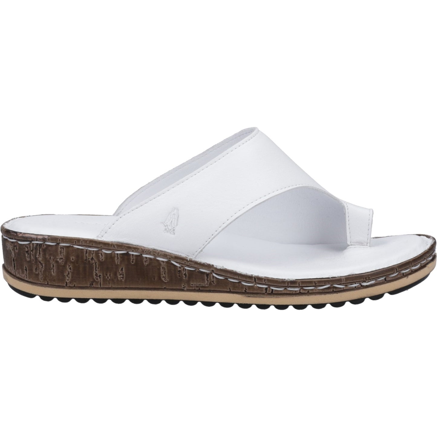 Hush Puppies Elissa Womens White Toepost Sandals