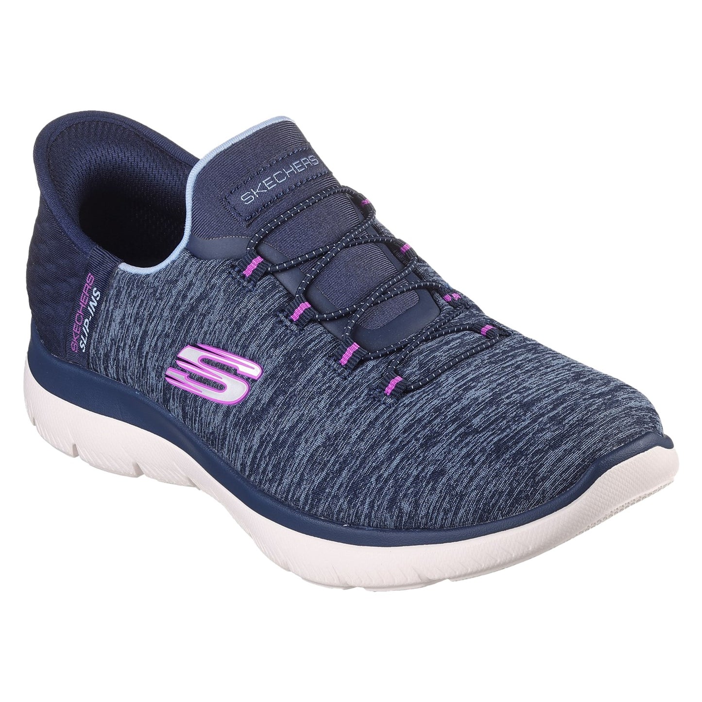 Skechers Summits Dazzling Haze Women Navy Purple Trainers