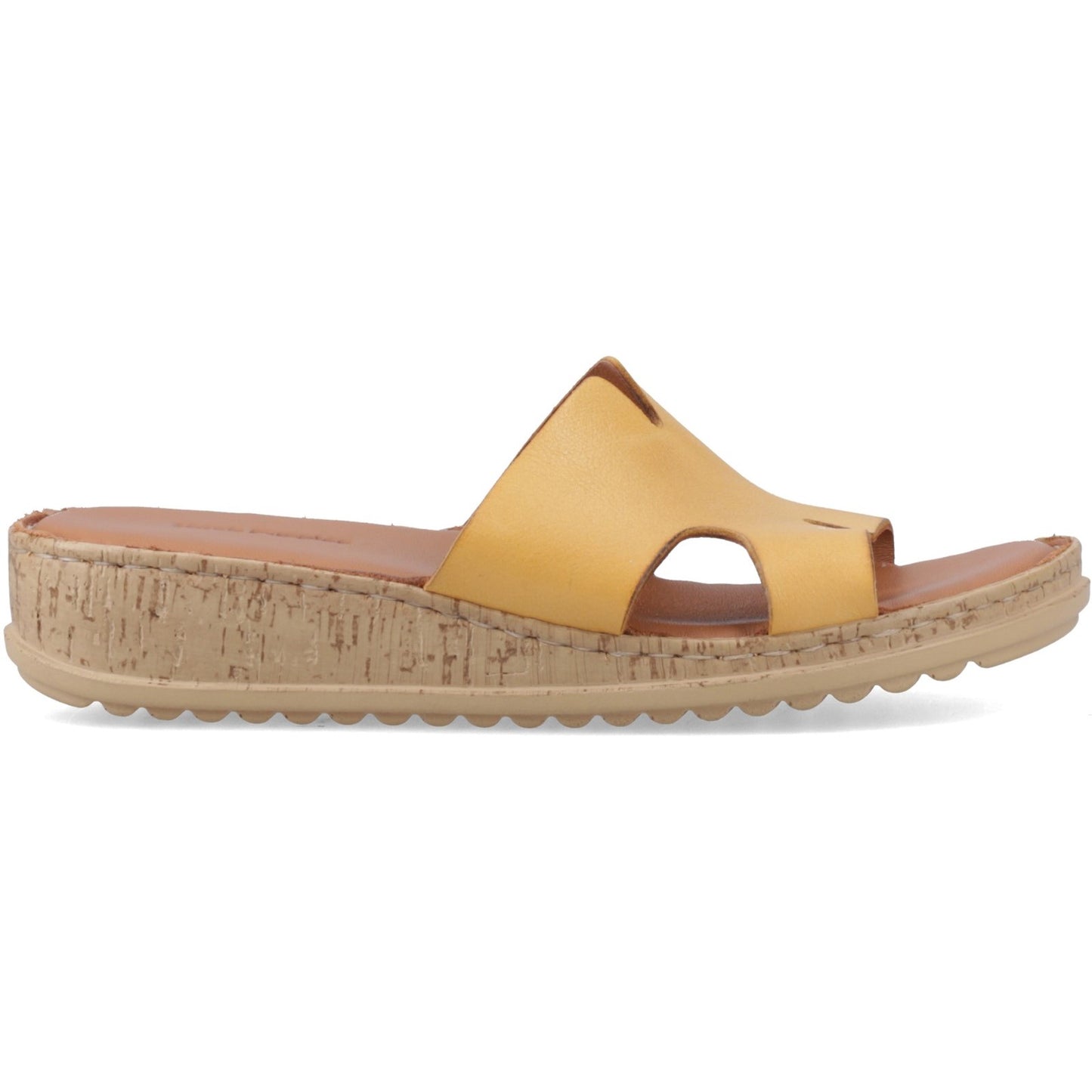 Hush Puppies Eloise Mule Womens Mustard Sandal