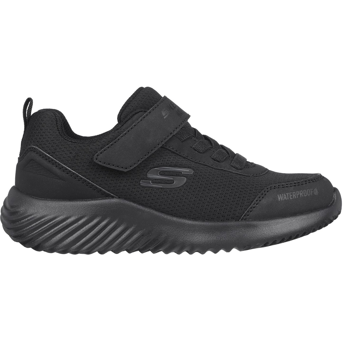Skechers Bounder Dripper Drop Black Waterproof Trainer