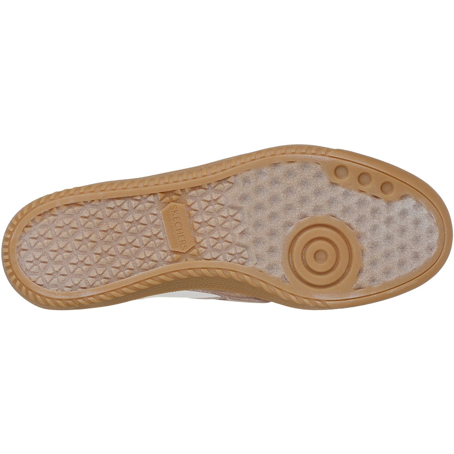 Skechers Hotshot Cool Glow Womens White Rose Gold Trainer