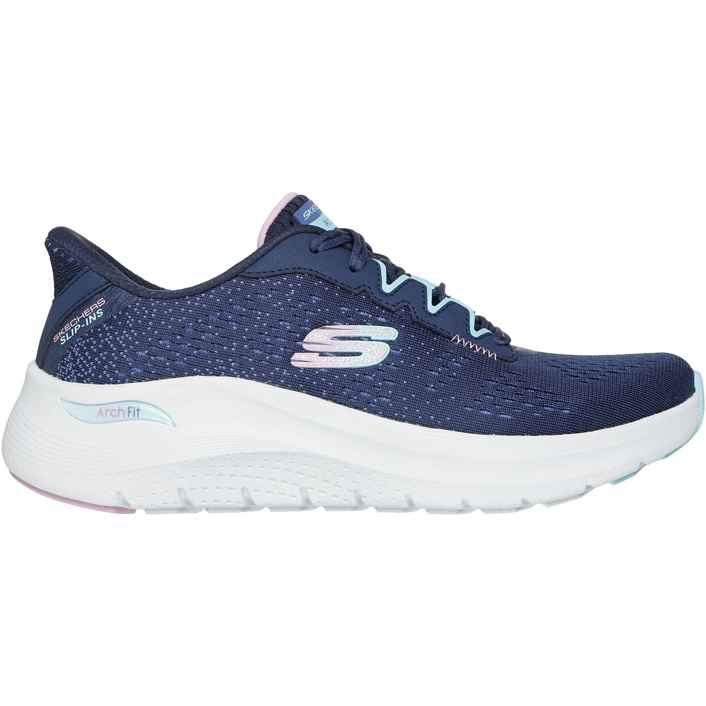 Skechers Arch Fit 2.0 Fresh Pace Womens Navy Multi Trainer