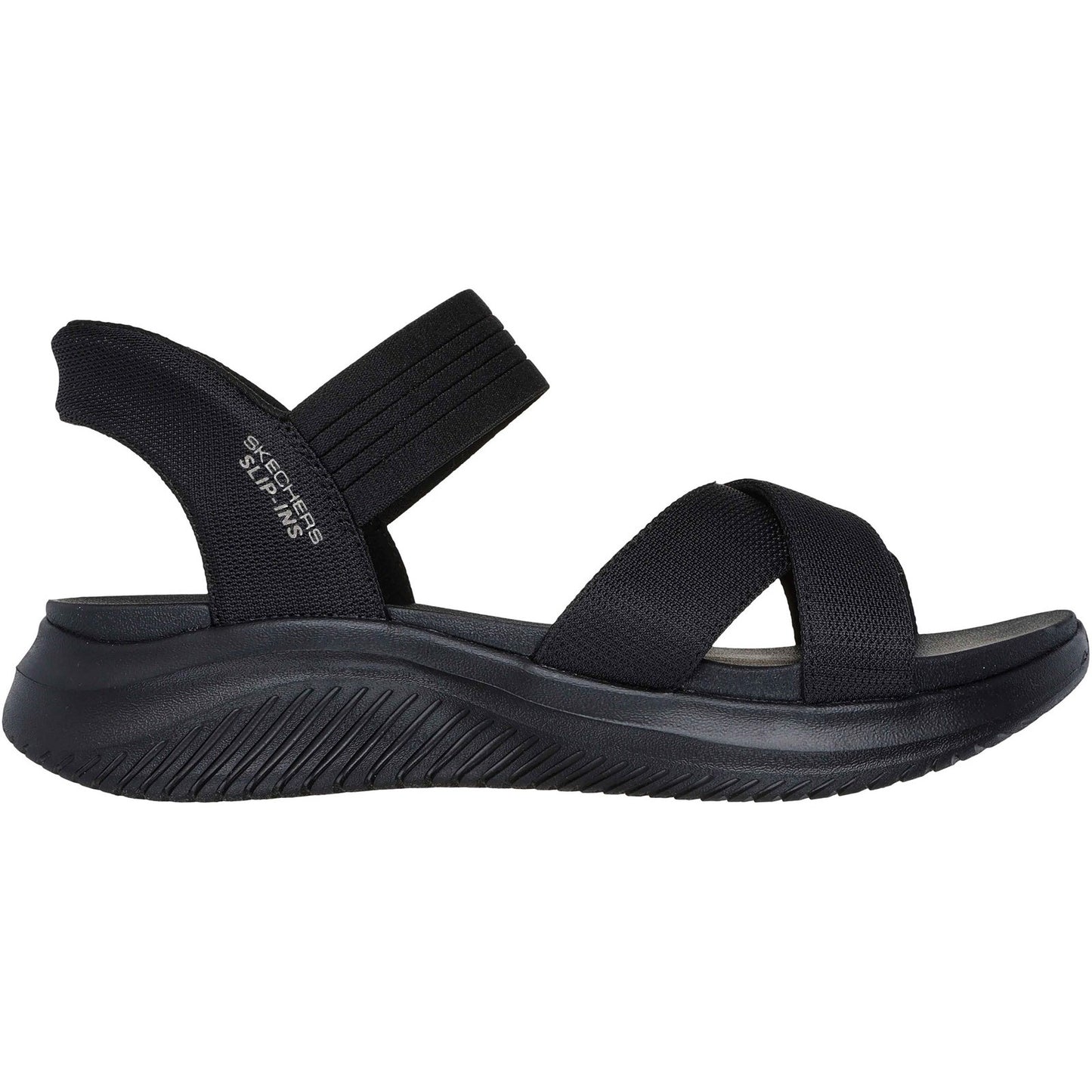 Skechers Ultra Flex 3.0 Never Better Womens Black Sandal