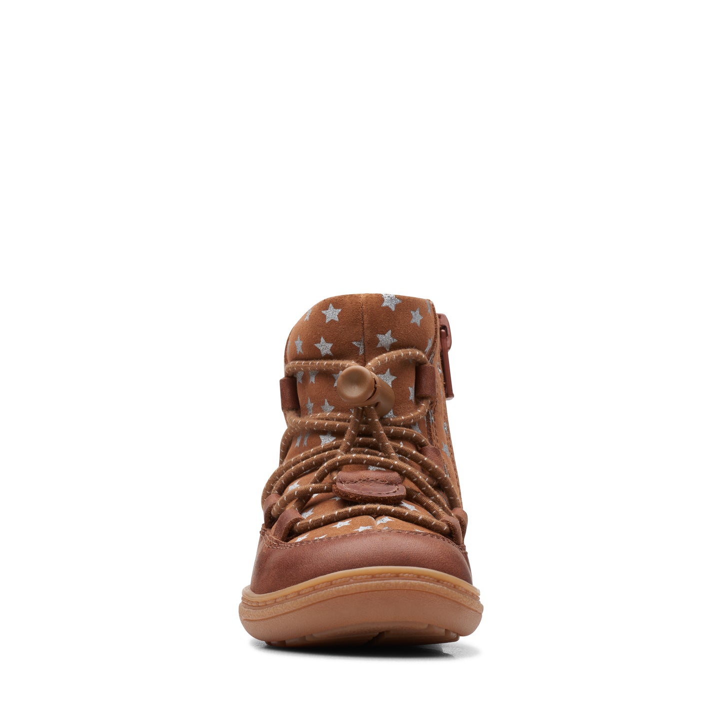 Clarks Flash Flash Girls Tan Star Boot
