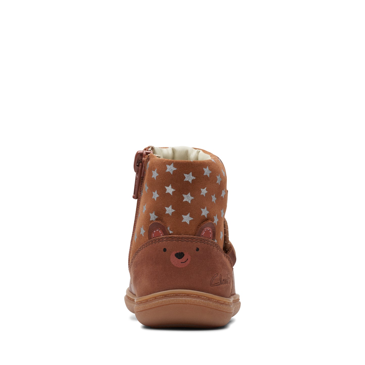 Clarks Flash Flash Girls Tan Star Boot