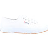 Superga 2750 Tumbled Leather Womens White Trainer Shoe