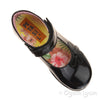 Petasil Bonnie Girls Black Patent School Shoe