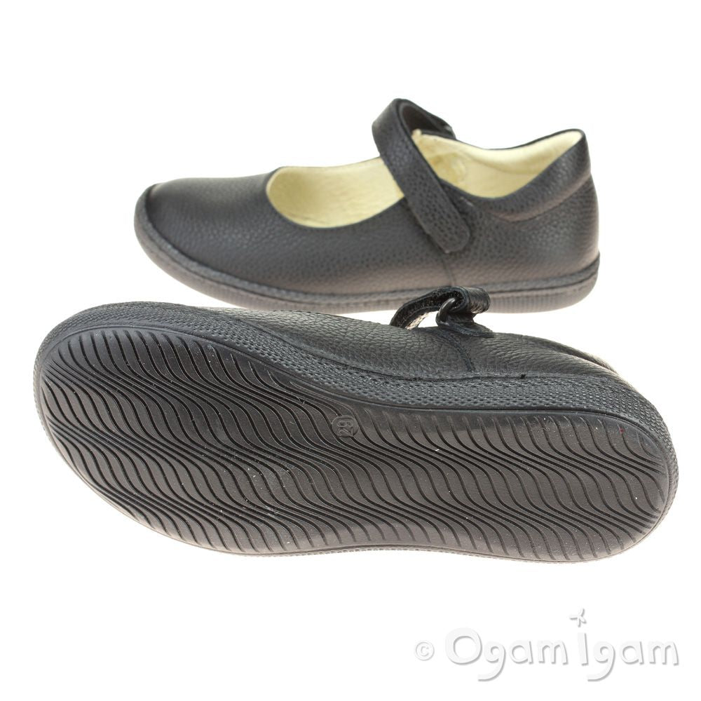 Primigi Morine Girls Black School Shoe