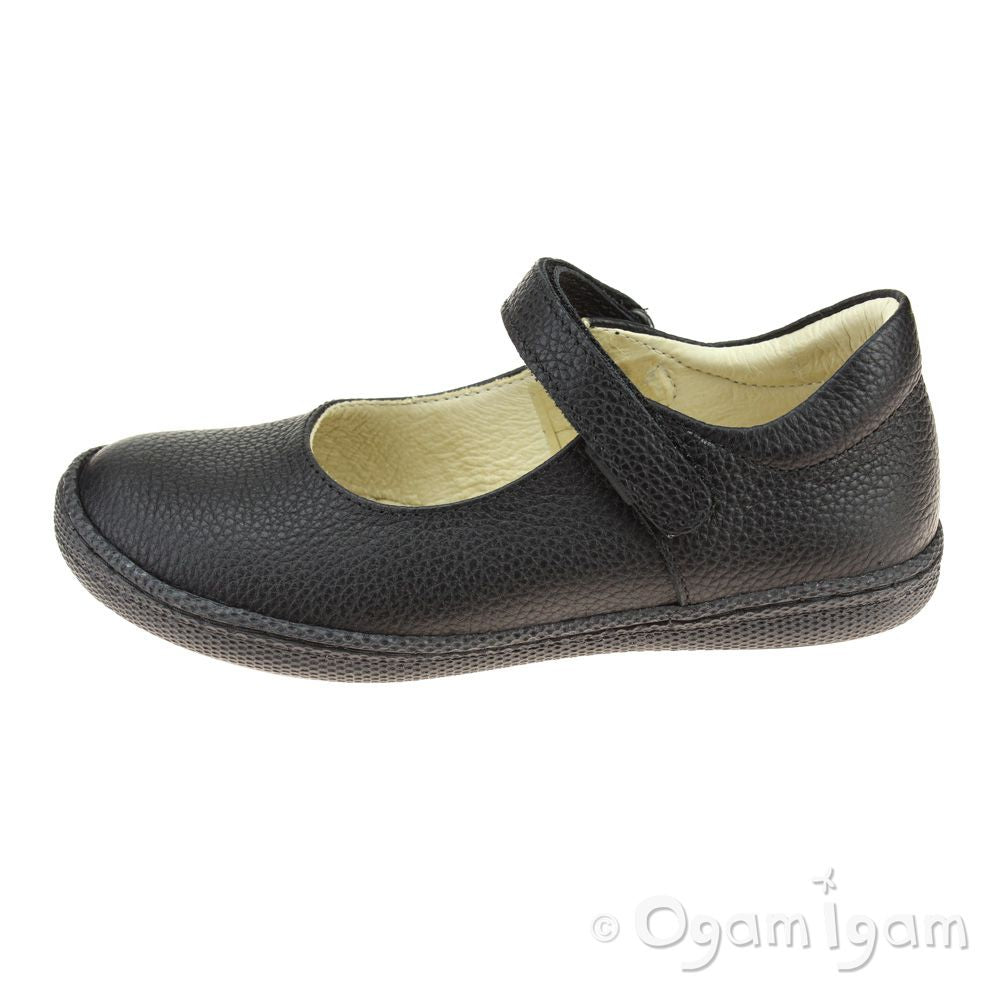 Primigi Morine Girls Black School Shoe