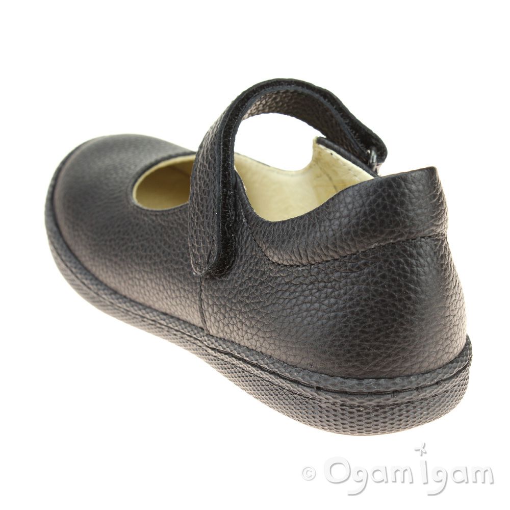 Primigi Morine Girls Black School Shoe