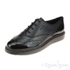 Geox Thymar Girls Black School Shoe