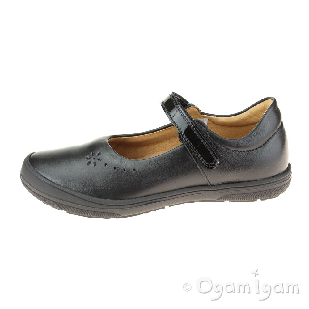 Froddo G3140053 Girls Black School Shoe