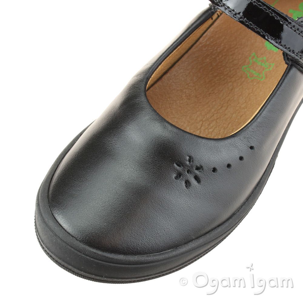 Froddo G3140053 Girls Black School Shoe