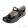 Lelli Kelly Colourissima Girls Black Patent School Shoe (G)