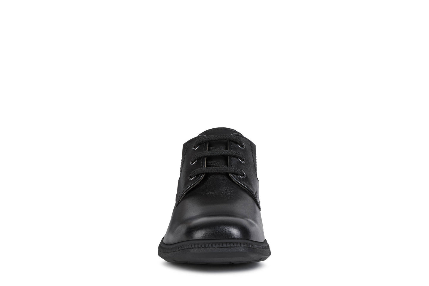 Geox Federico Boys Black School Shoe