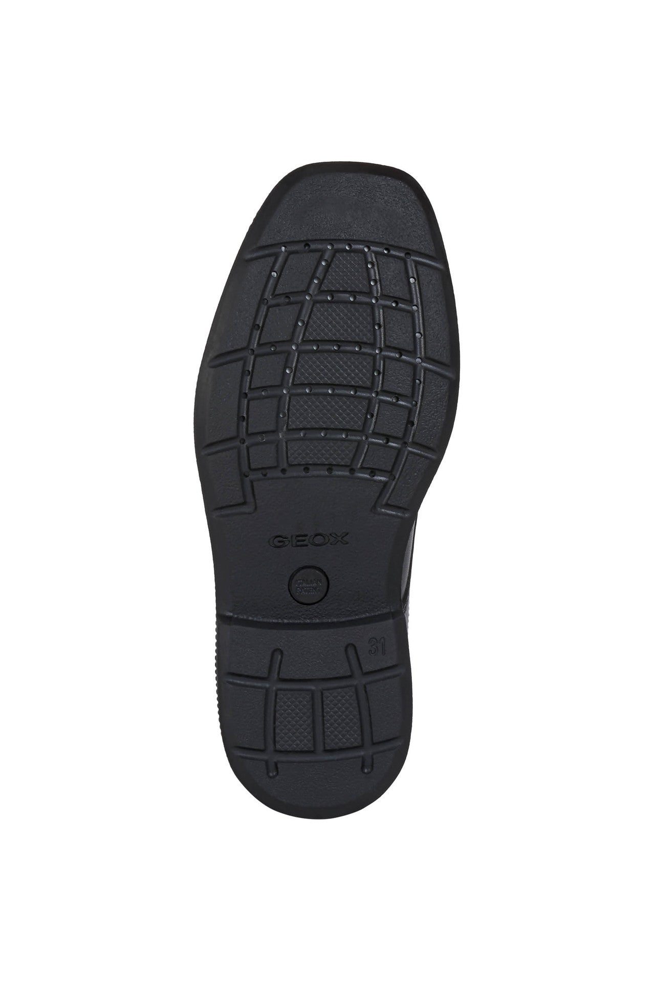 Geox Federico Boys Black School Shoe