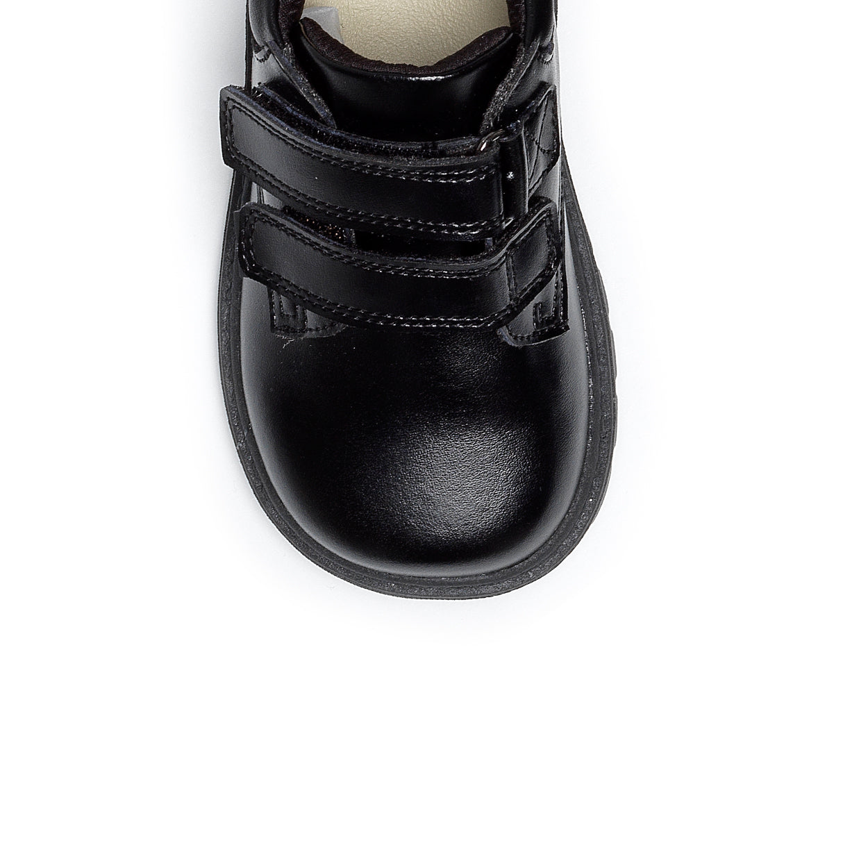 Chipmunks Liam Boys Black School Shoe