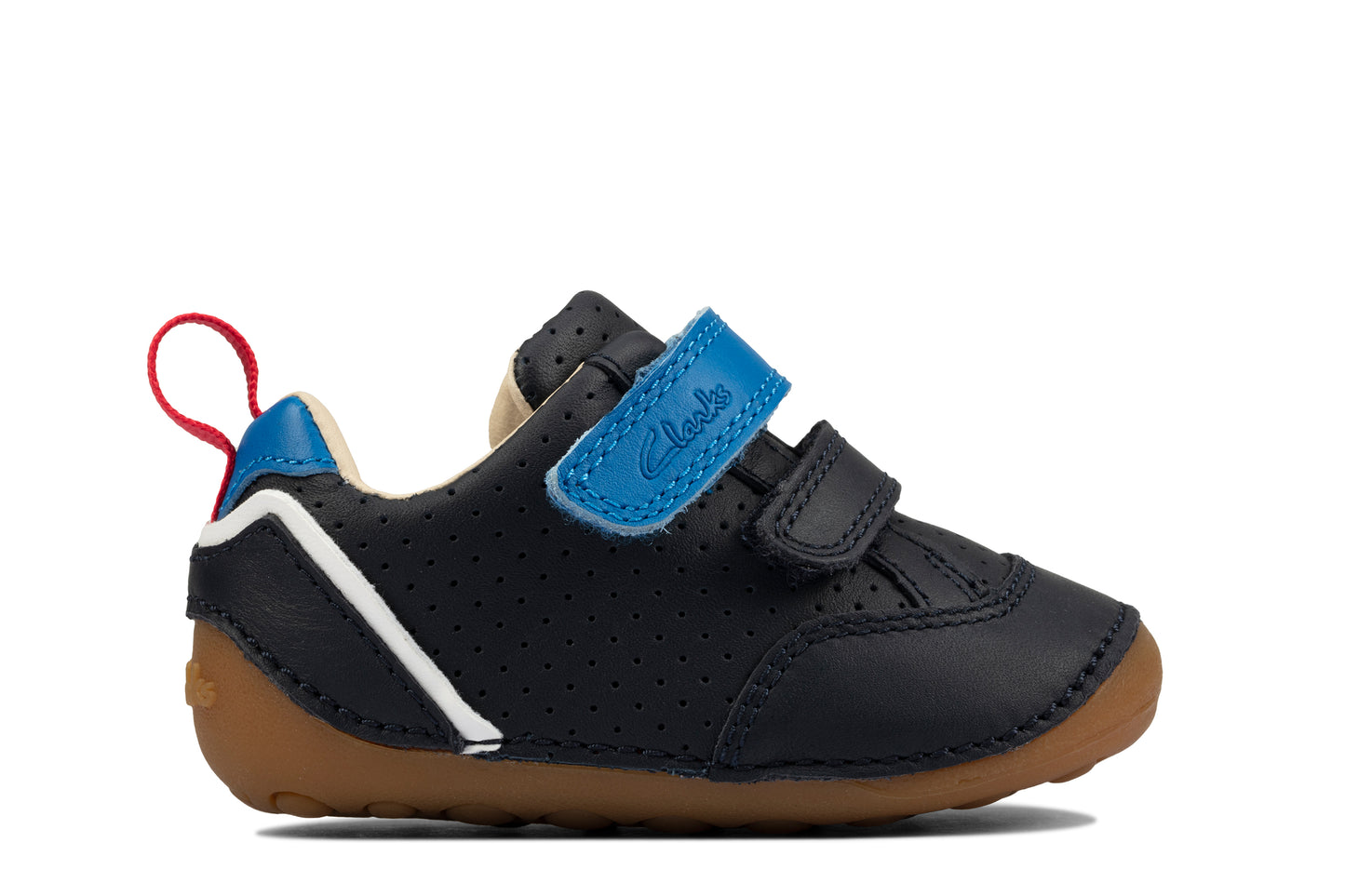 Clarks Tiny Sky Infant Boys Navy Shoe