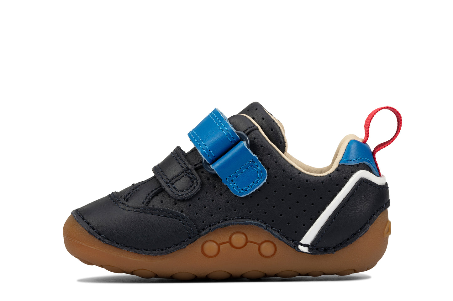Clarks Tiny Sky Infant Boys Navy Shoe