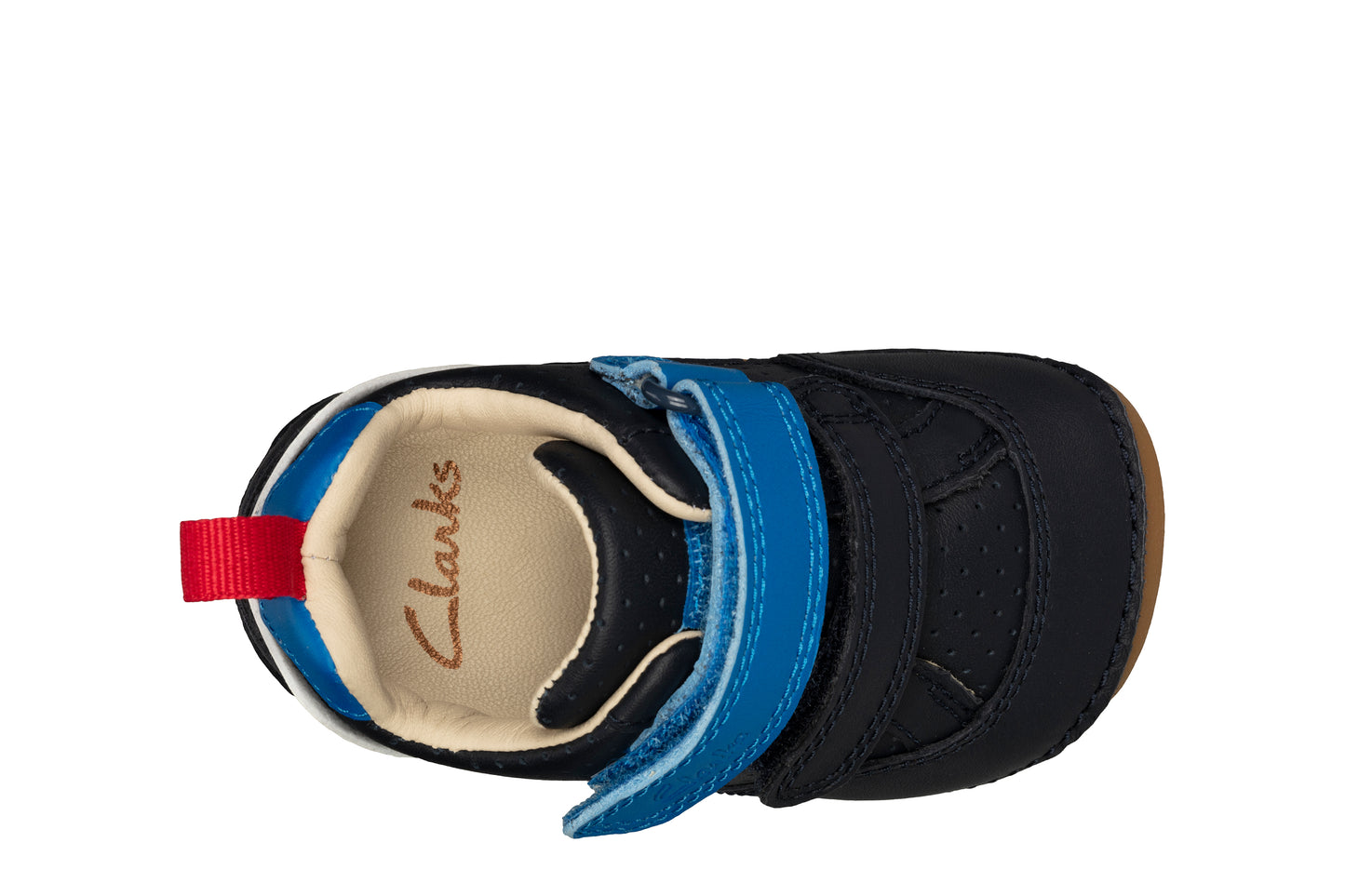 Clarks Tiny Sky Infant Boys Navy Shoe