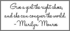 Any day is a perfect day for shoe shopping