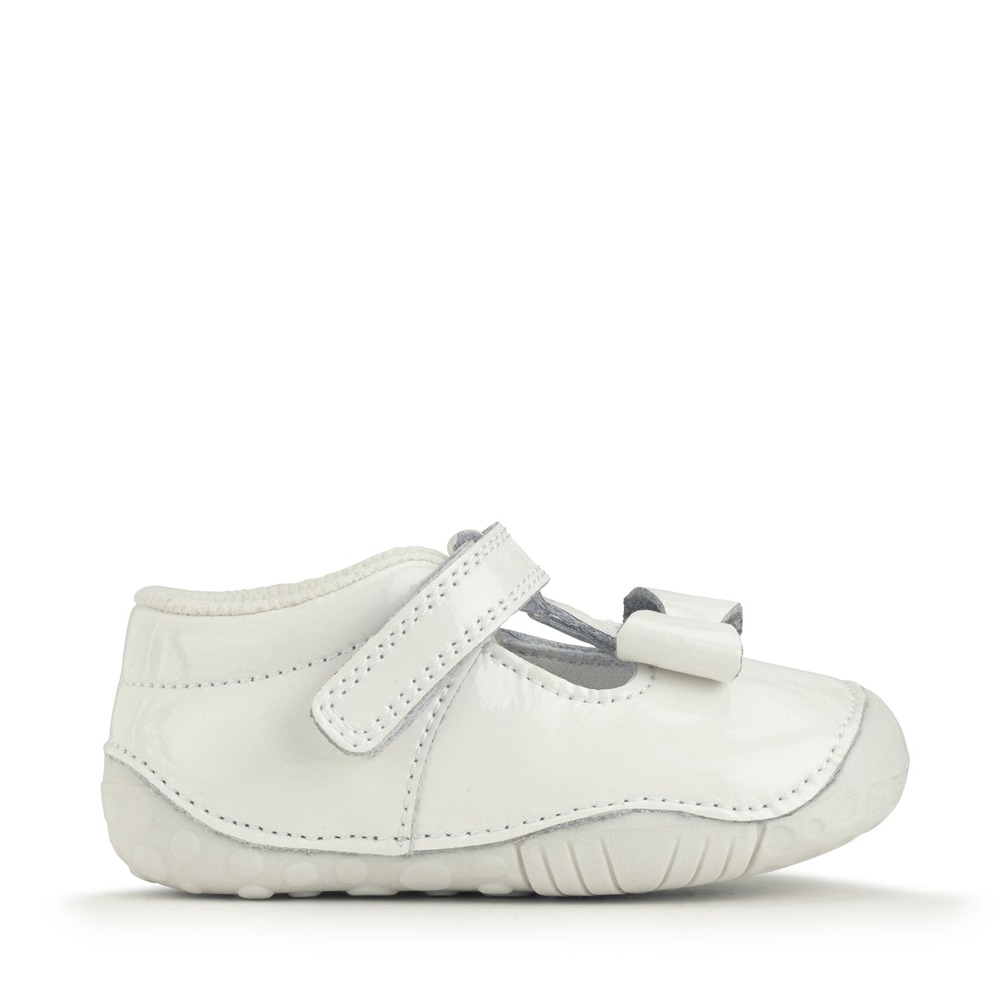 Start Rite Wiggle Girls White Patent Shoes