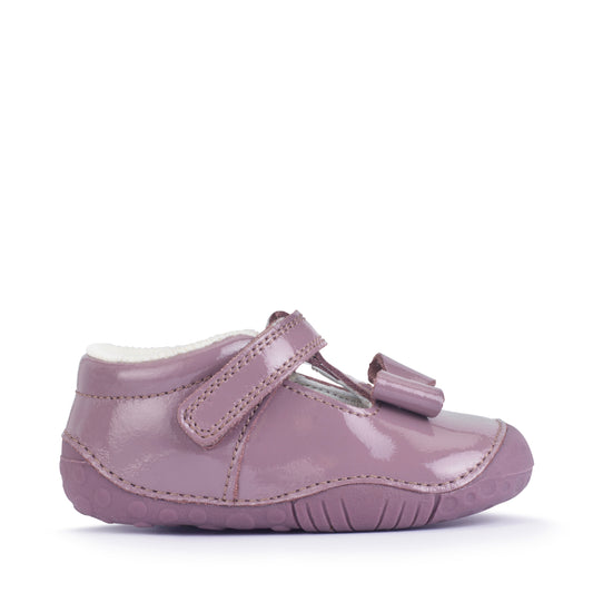 Start Rite Wiggle Girls Mauve Patent Shoes