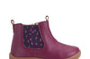 Start Rite Avenue Girls Red Plum Leopard Chelsea Boot