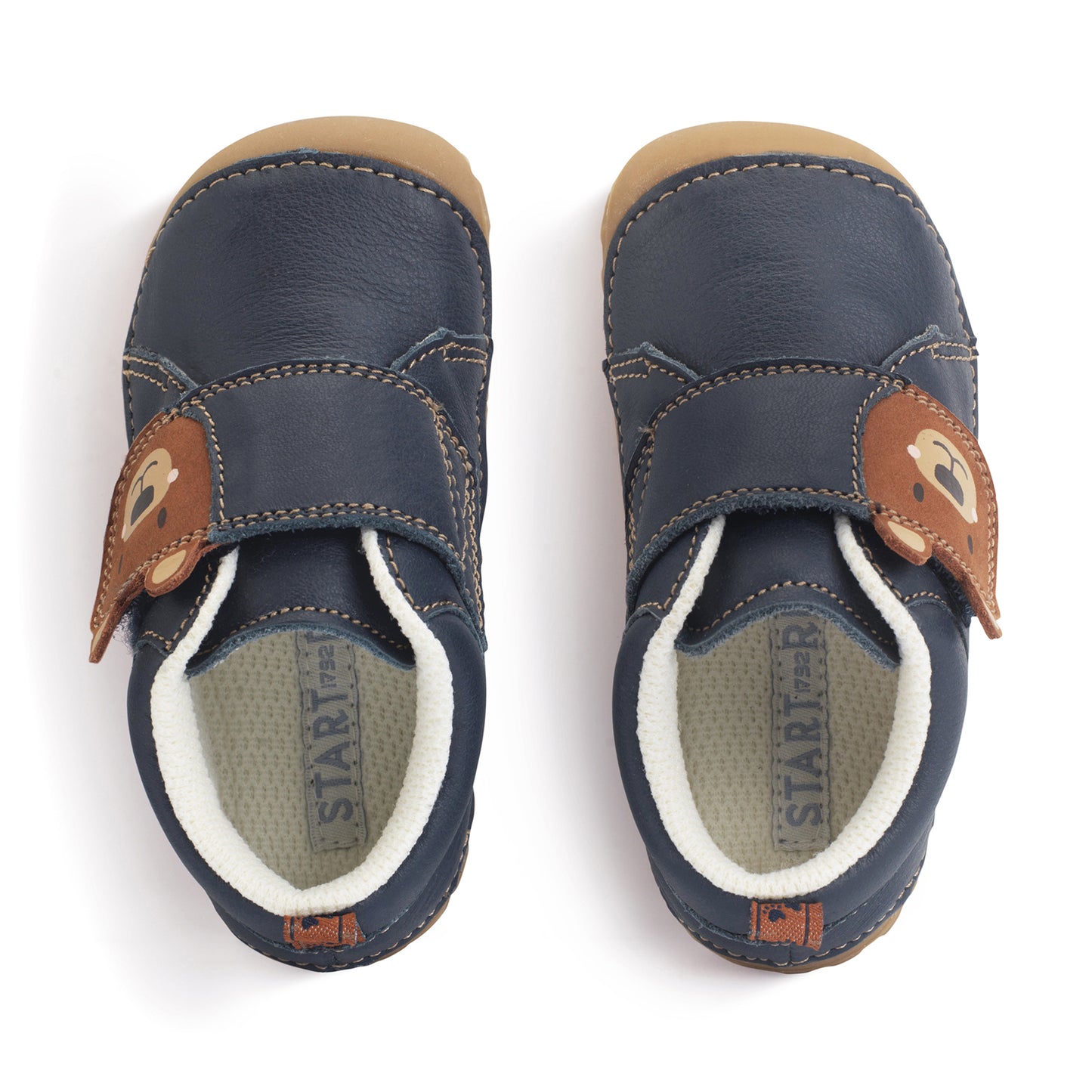 Start-rite Bear Hug Boys Navy Pre-Walker Shoe