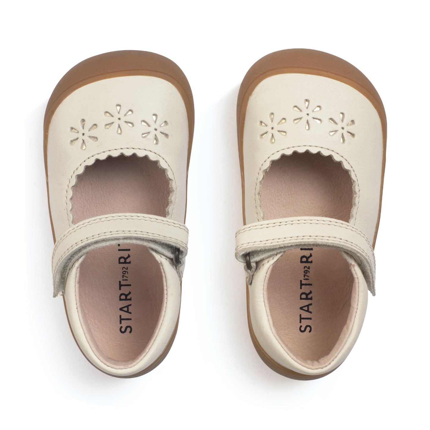 Start-rite Eva Girls Cream First Shoe