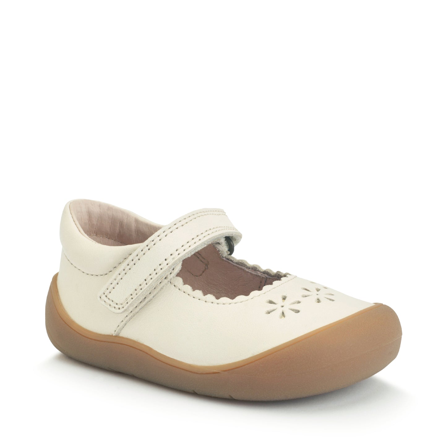 Start-rite Eva Girls Cream First Shoe